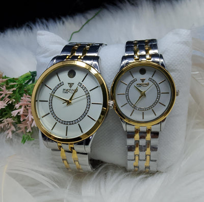 FORTUNE TIME COUPLE WATCHES (without box )