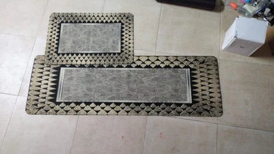 Antislip Mats Pack Of 2pcs (random Design)size 40*120 & 40*60cm